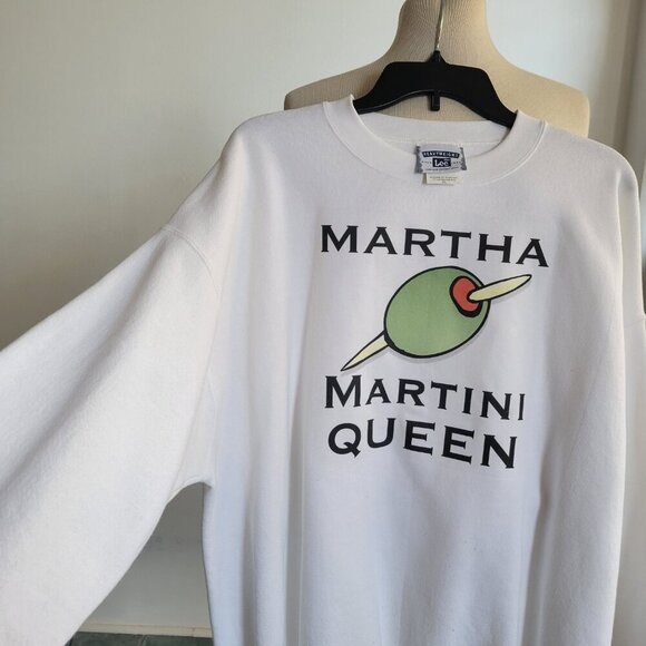 Lee Wear Martha Martini Novelty Sweatshirt for Women (Size: XL) - Picture 5 of 10